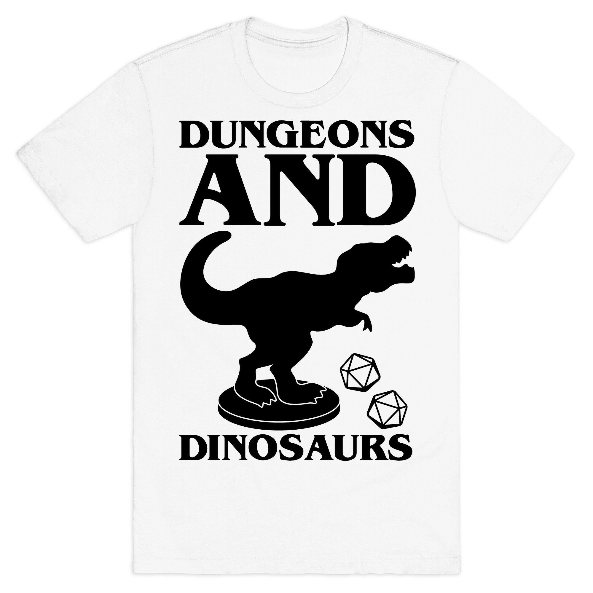 Dungeons and Dinosaurs Parody T-Shirt